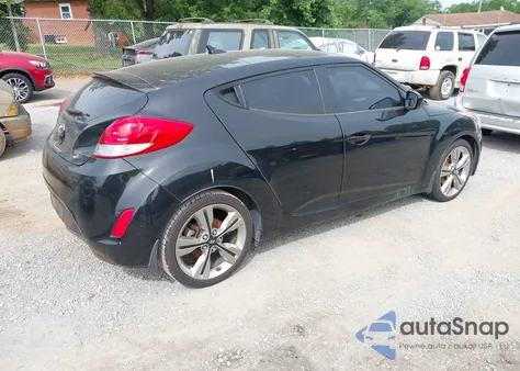 2016 Hyundai Veloster из США, поврежденный, VIN KMHTC6AD3GU285980